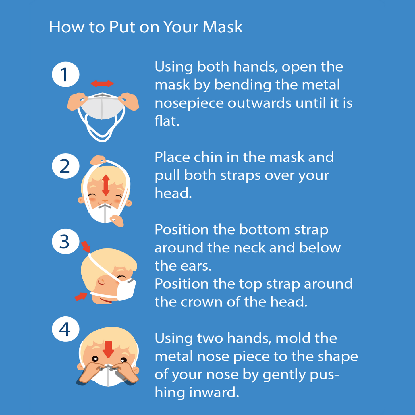 USA-MADE High Filtration Kids Mask